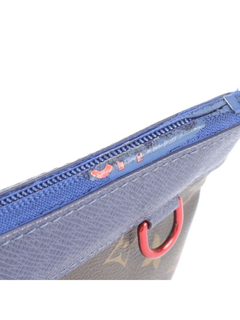 Louis Vuitton Monogram Pochette Apollo Leather Clutch Pouch Business - Picture 7 of 9